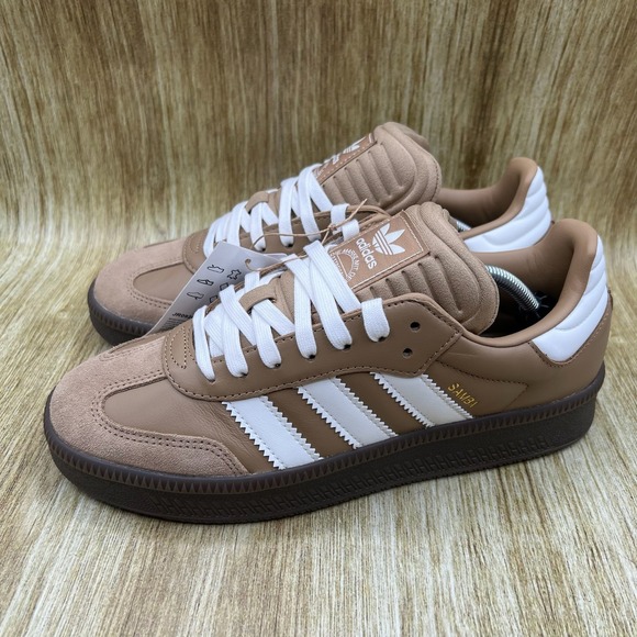 Adidas Samba XLG Men's Size 8.5 Cardboard Brown White Gum Shoes JR0926 NEW - Picture 3 of 10